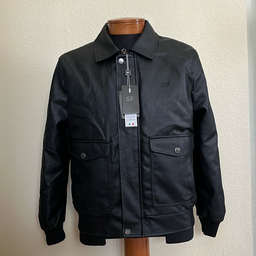 Luxury Faux Leather Jacket